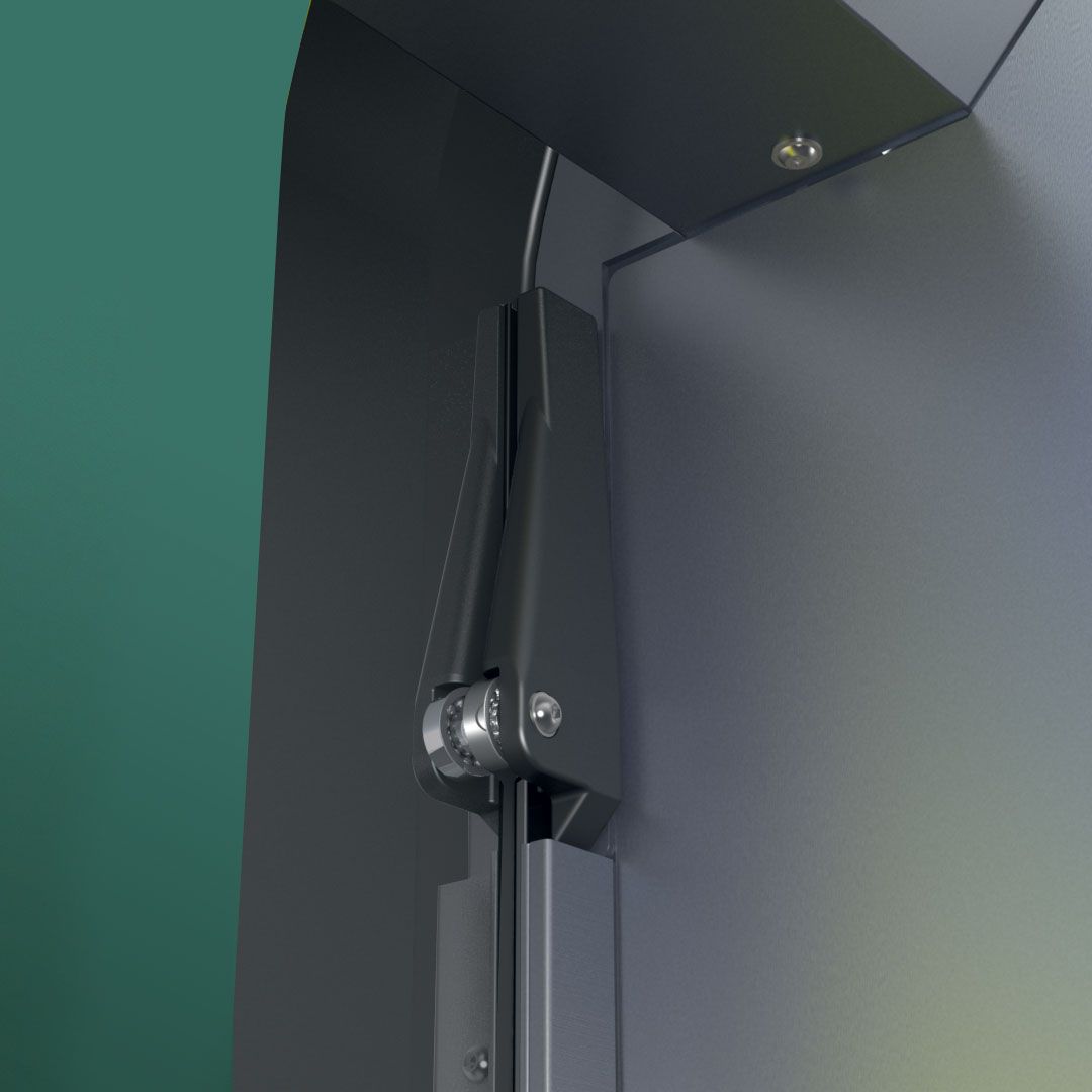 Una ilustración detallada de una parte de una puerta D-311.