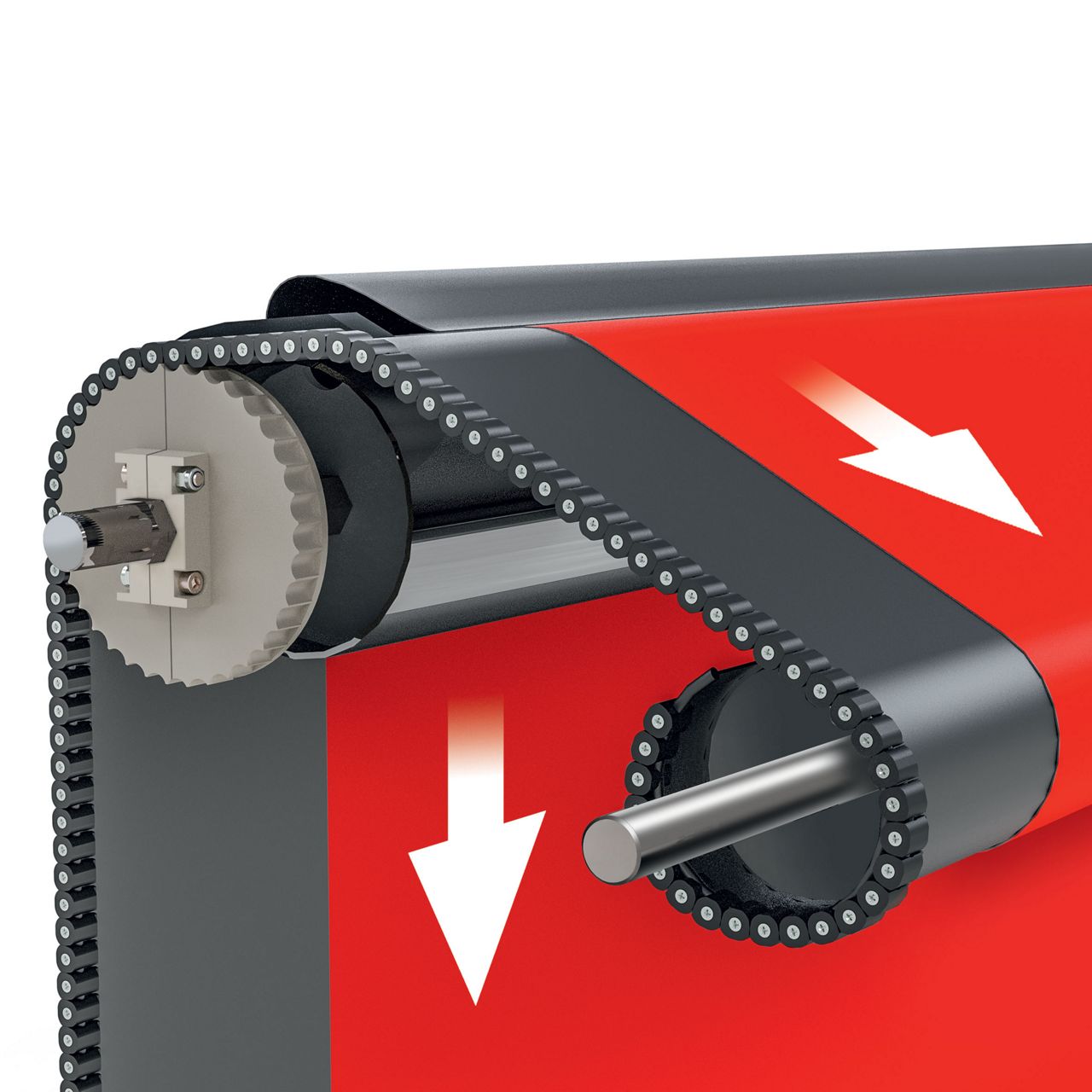 A detailed illustration of a part of an D-631 Compact door.