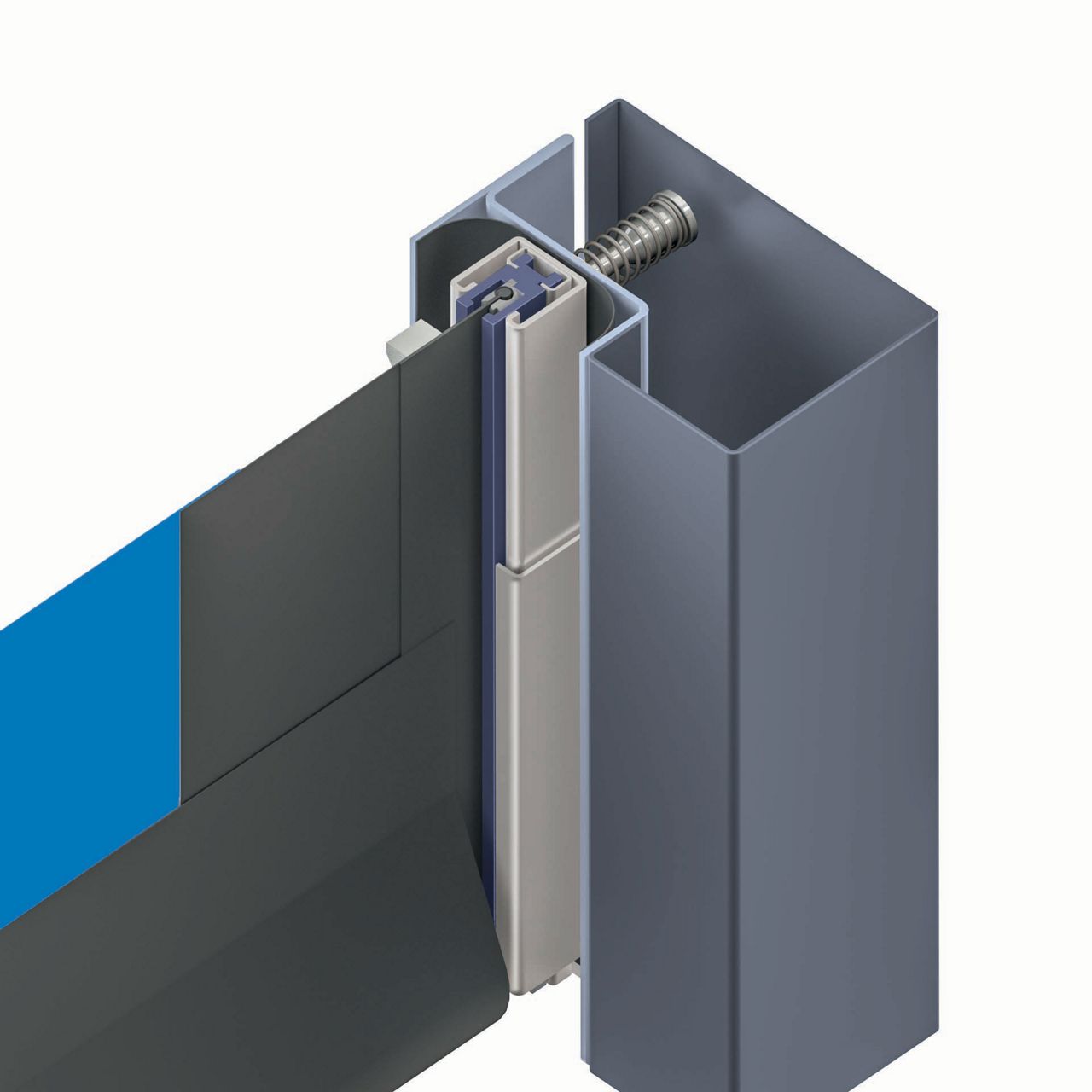 Une illustration détaillée d'une partie d'une porte D-651 All weather