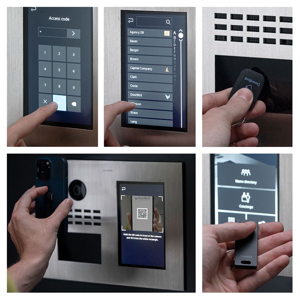 Image: DoorBird D31x access options