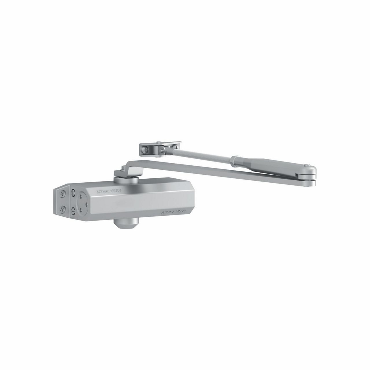 ASSA ABLOY DC 105U surface mounted door closer on single action door