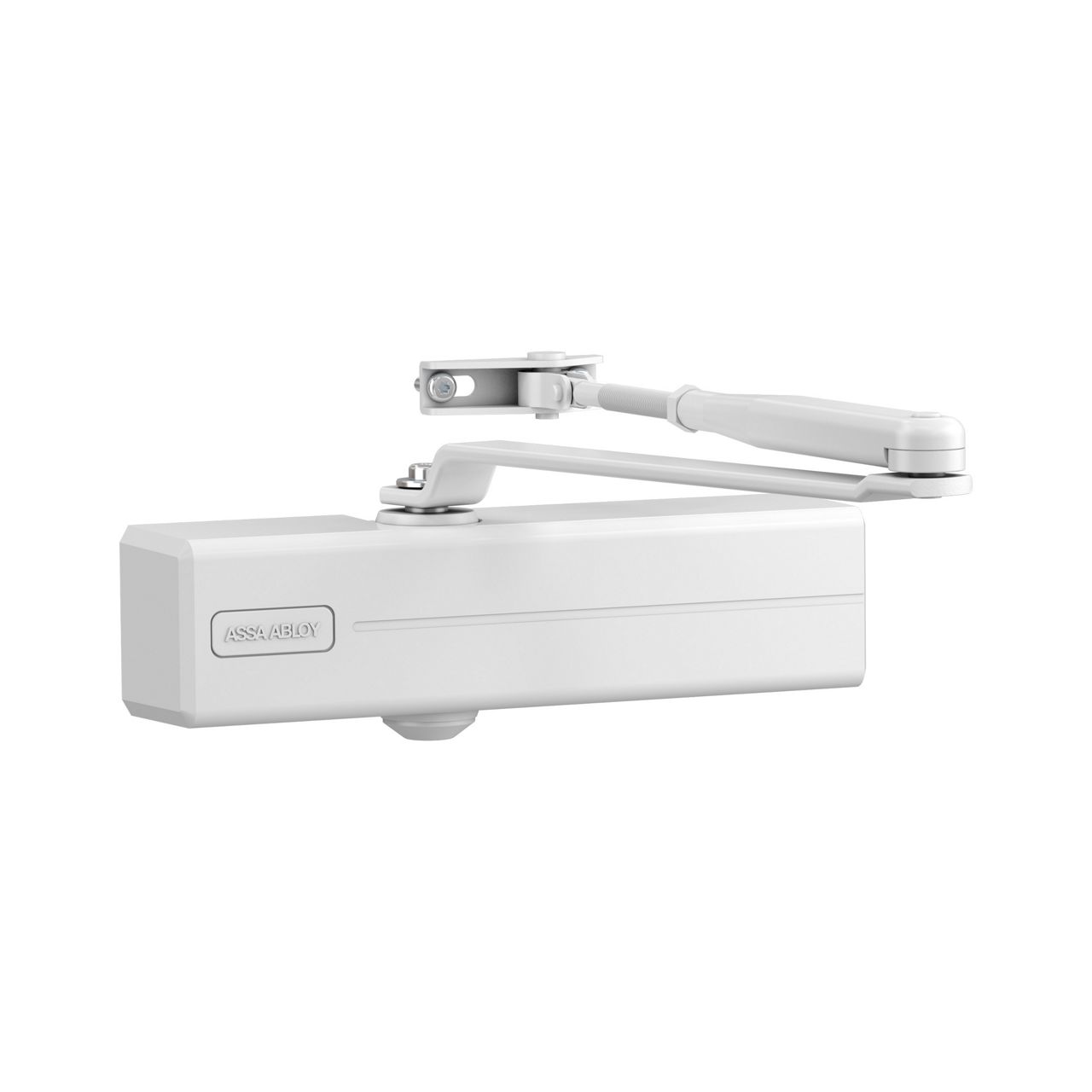 Image: DC120 with link arm, white, similar to RAL 9016