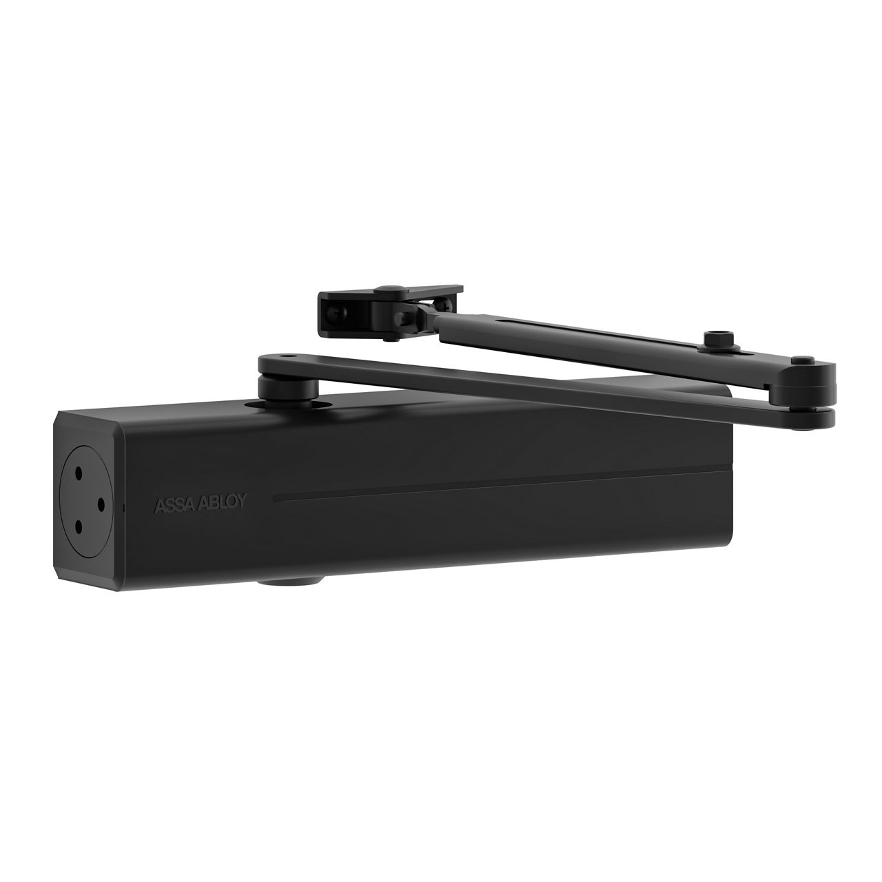 Image: DC300 with link arm L190, black, similar to RAL 9005