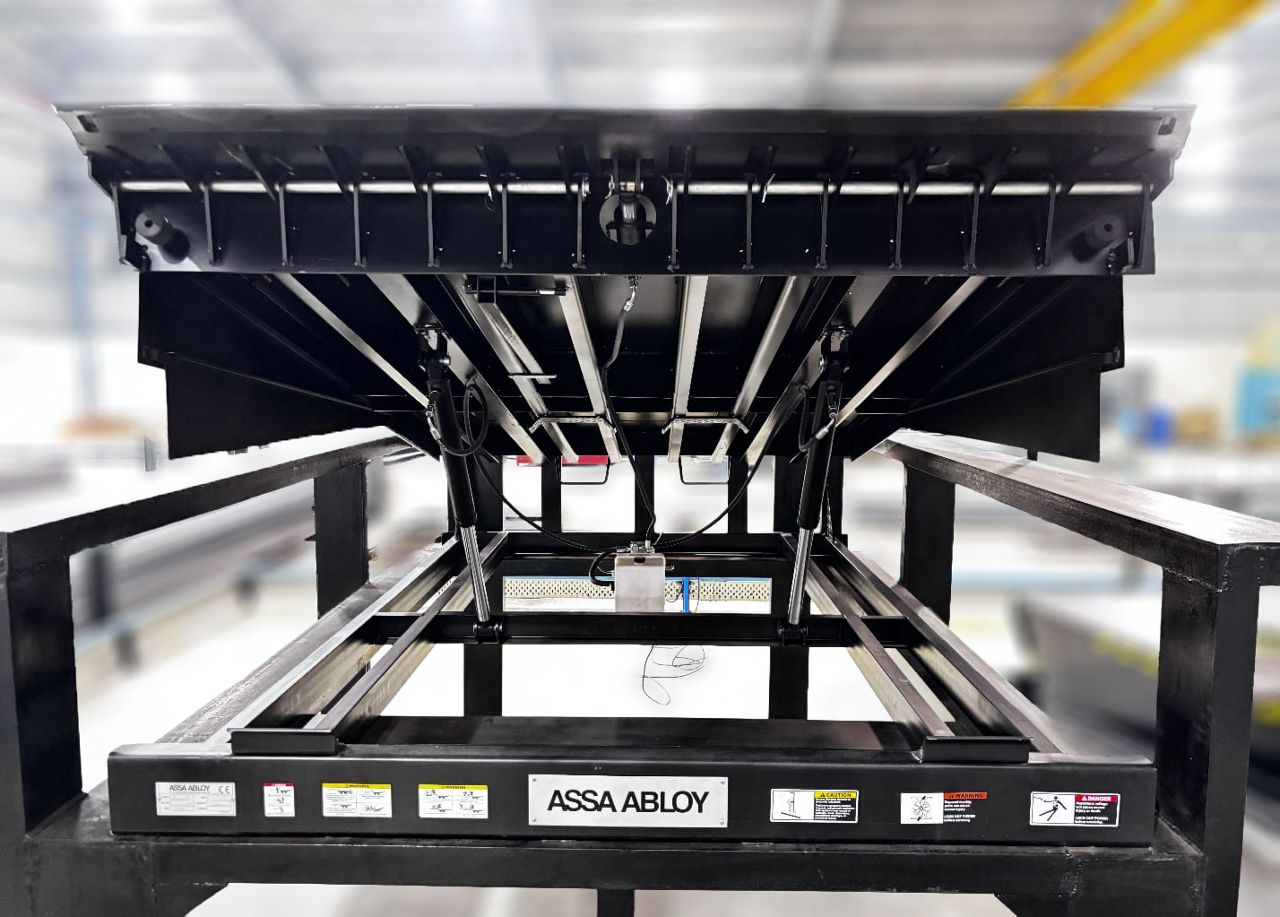 ASSA ABLOY Dock Leveler  installed in a warehouse