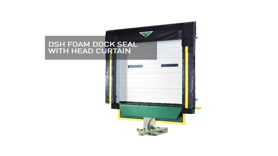 DSH Series Foam Dock Seal with Head Curtain