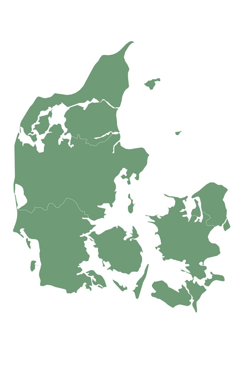 Danmarkskort