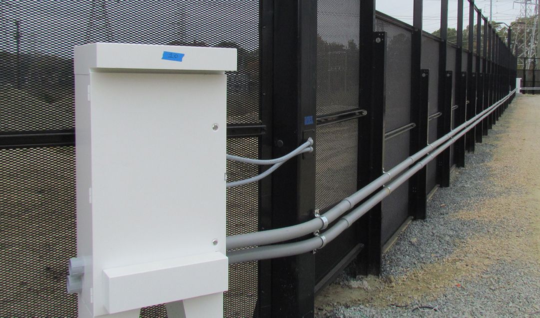 Matrix installed at a large power utility site with additional conduits attached.