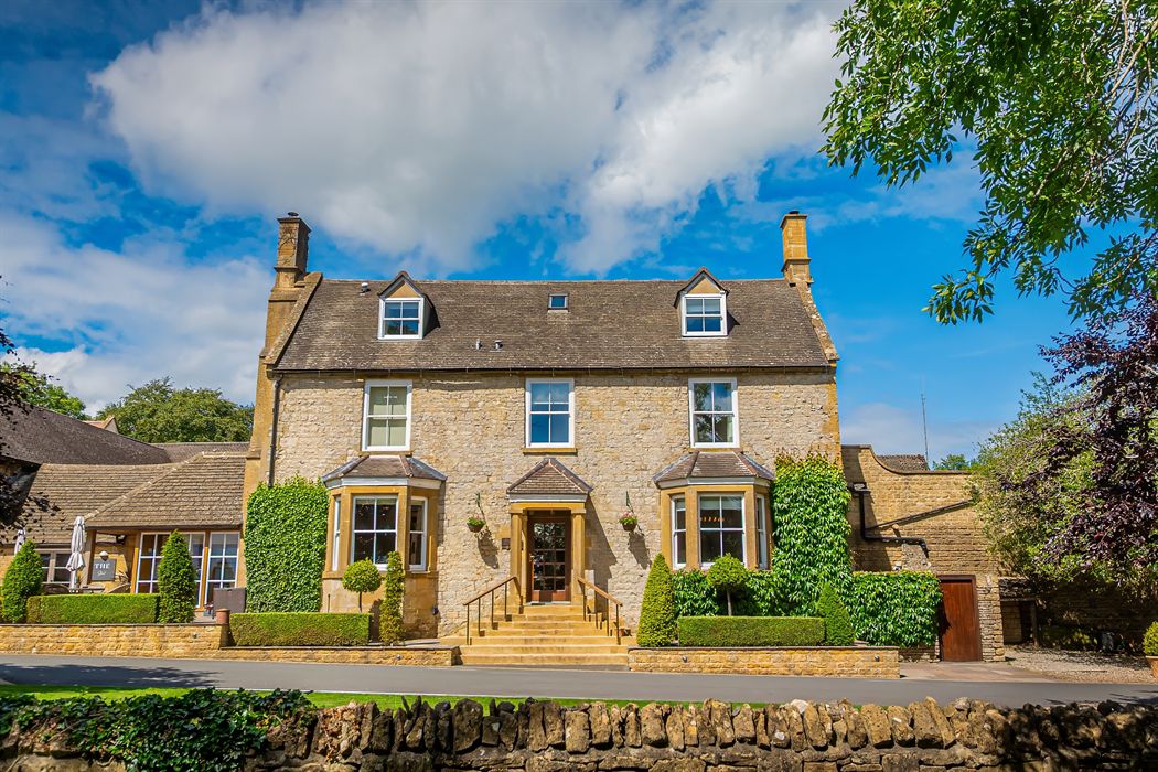 The front of the Dormy House Hotel and Spa