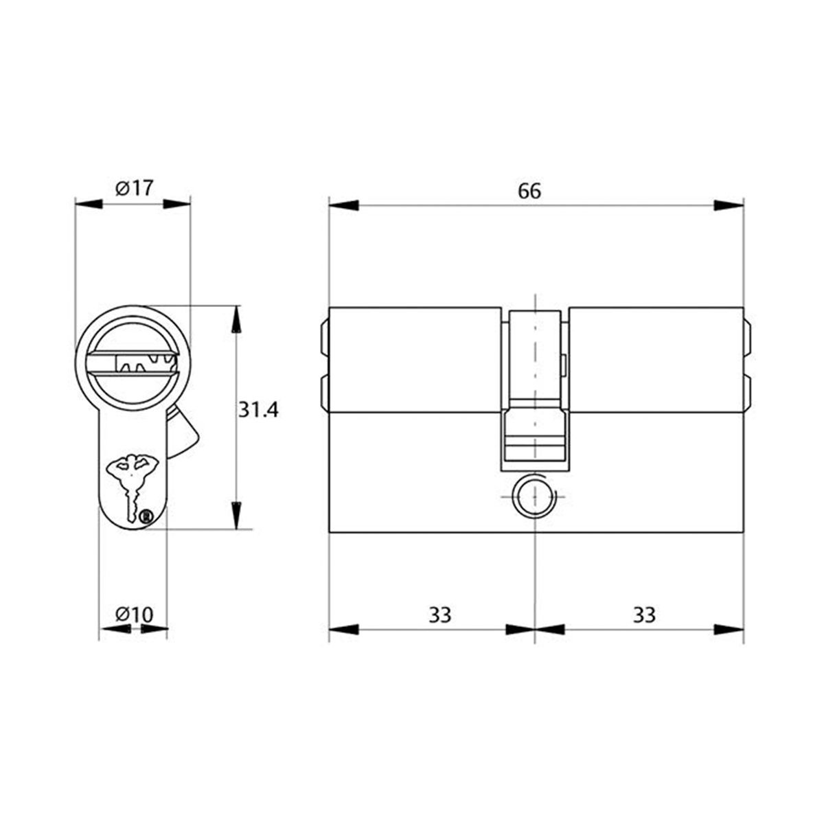 Image: Double Cylinder Euro Profile