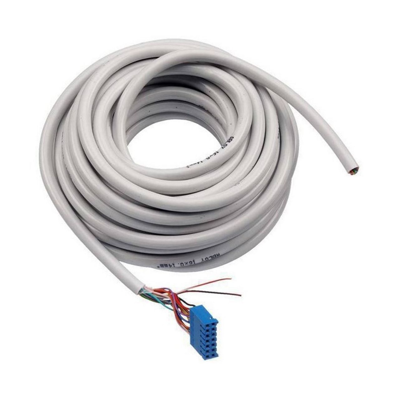 Picture of folded cable on white background