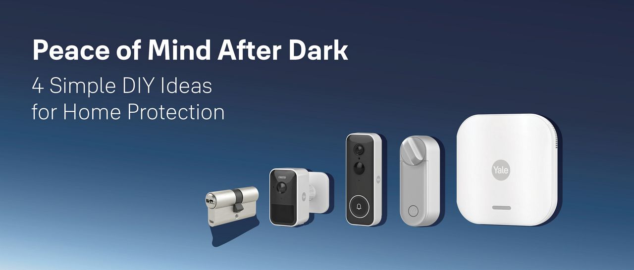 4 simple DIY ideas for home protection - peace of mind after dark
