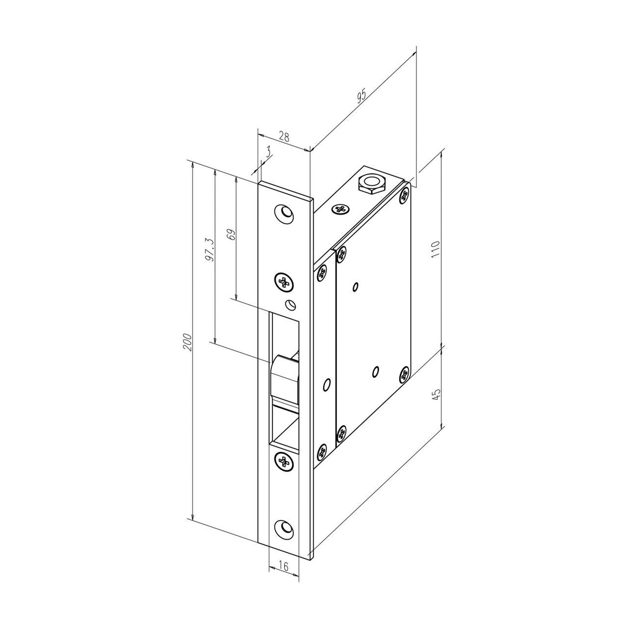 Image: Electric strike 110----11840D11 2