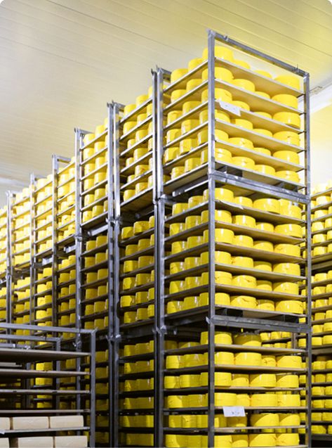 Stockroom filed with food