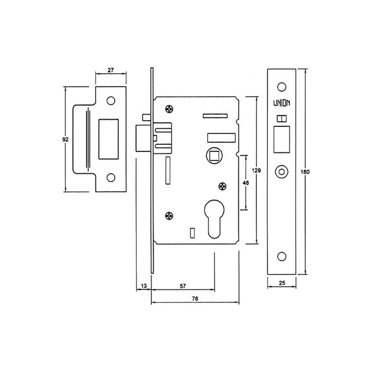 Euro Cylinder Emergency Sash Lock