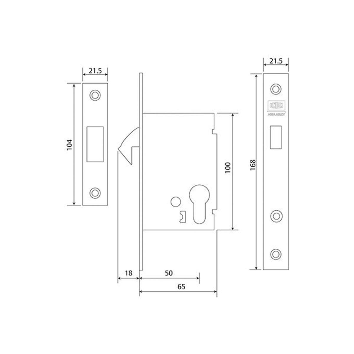 Image: Euro Cylinder Hook Lock