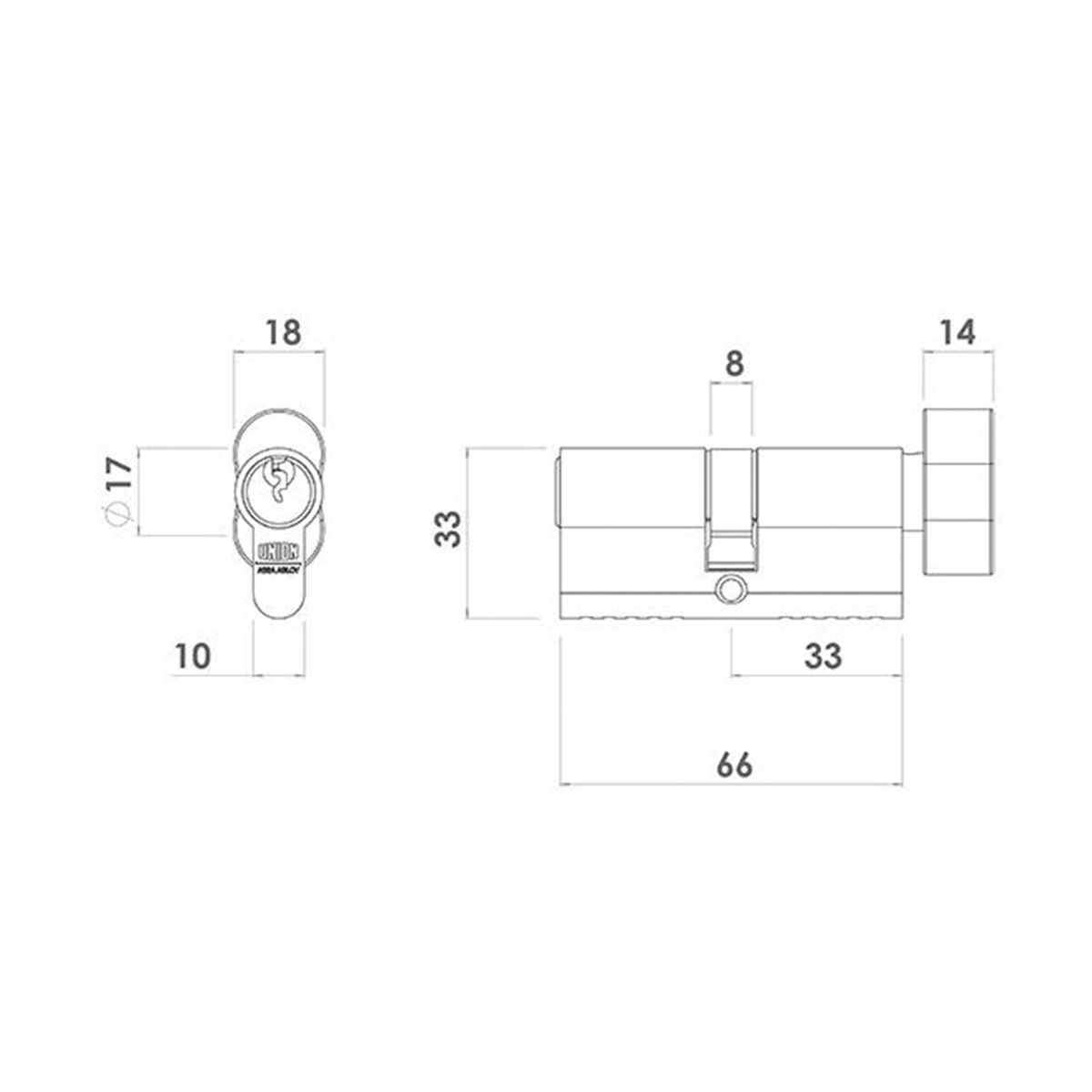 Image: Euro Profile Thumbturn Cylinder