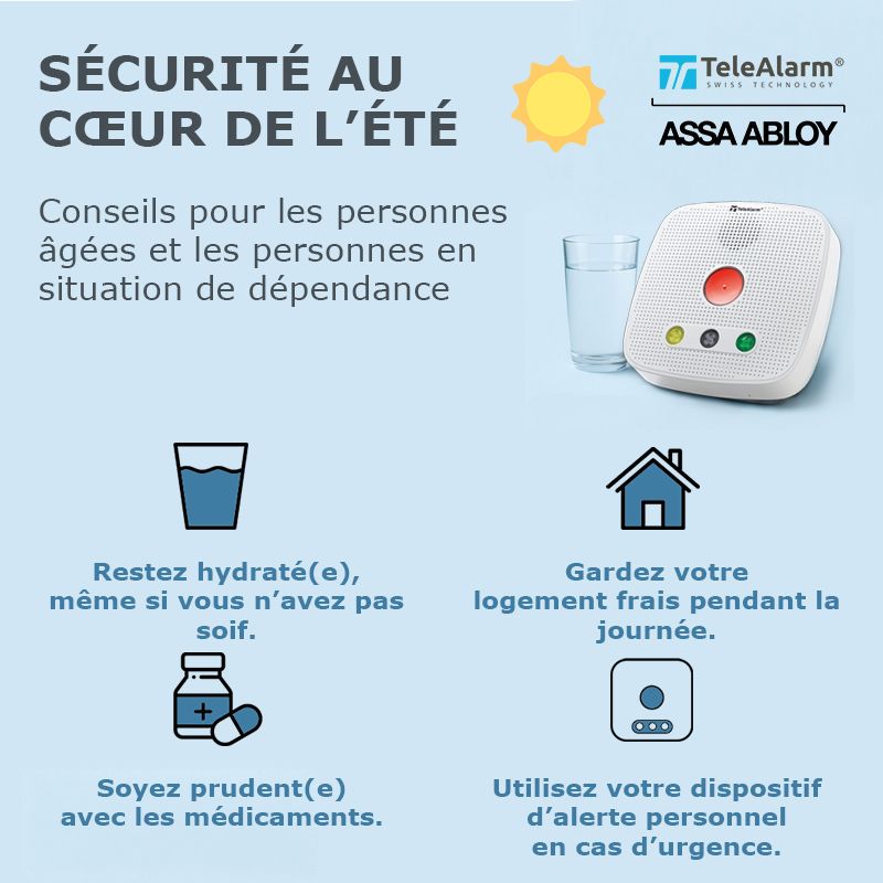 Conseils pour les personnes âgées en été