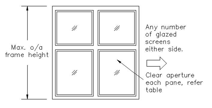 FW60 Single Glazed Fire Window | Pacific Doors