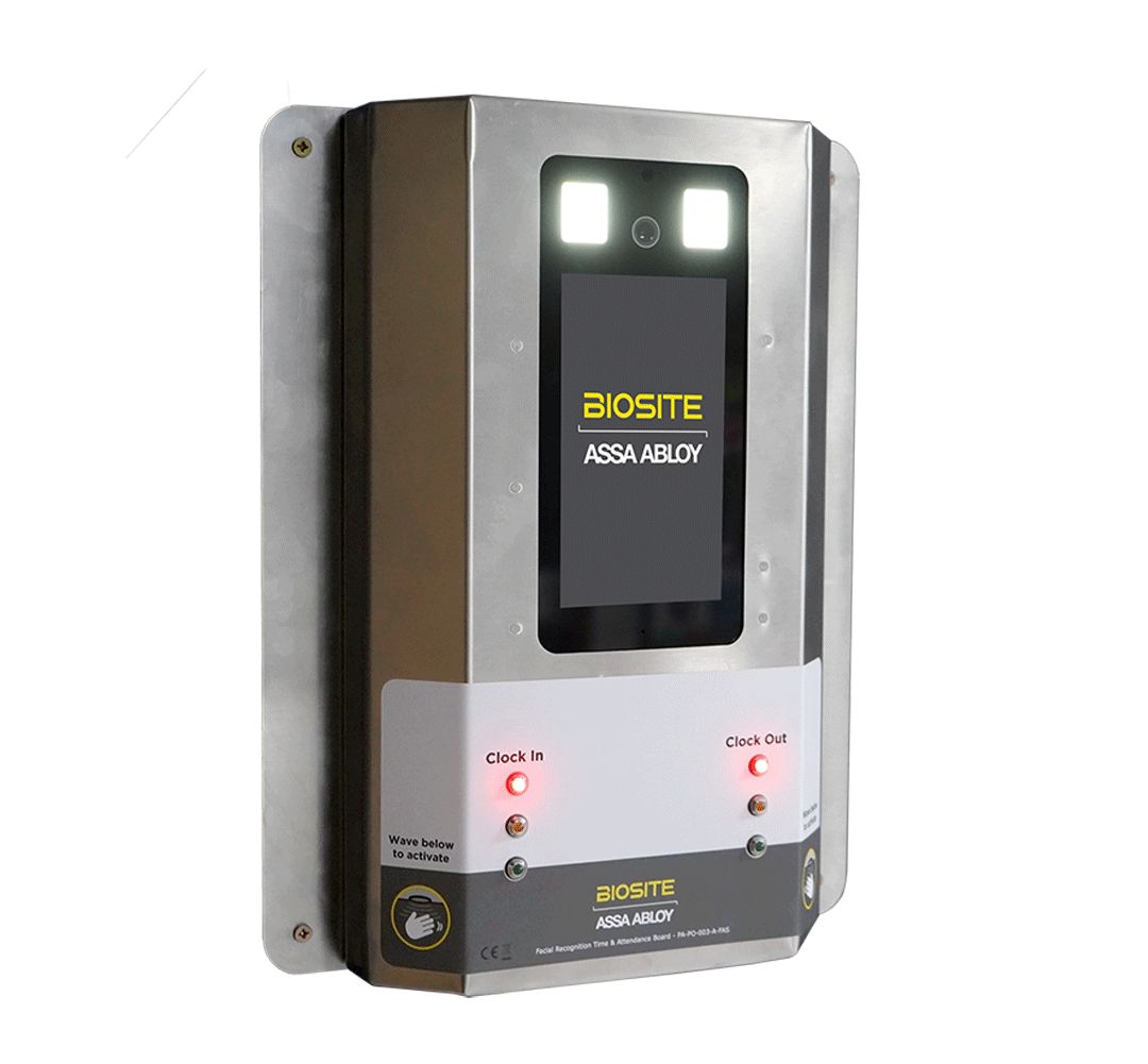Biosite Facial Recognition Time & Attendance Board