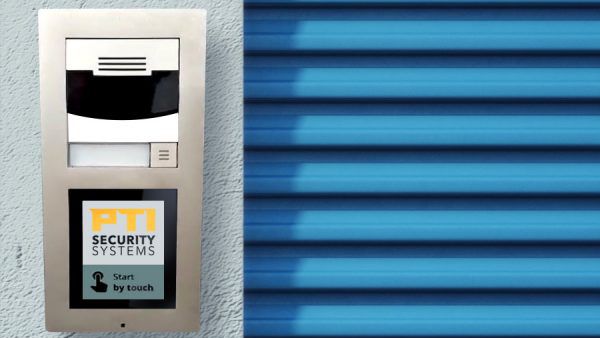 facility communications hardware mounted on wall