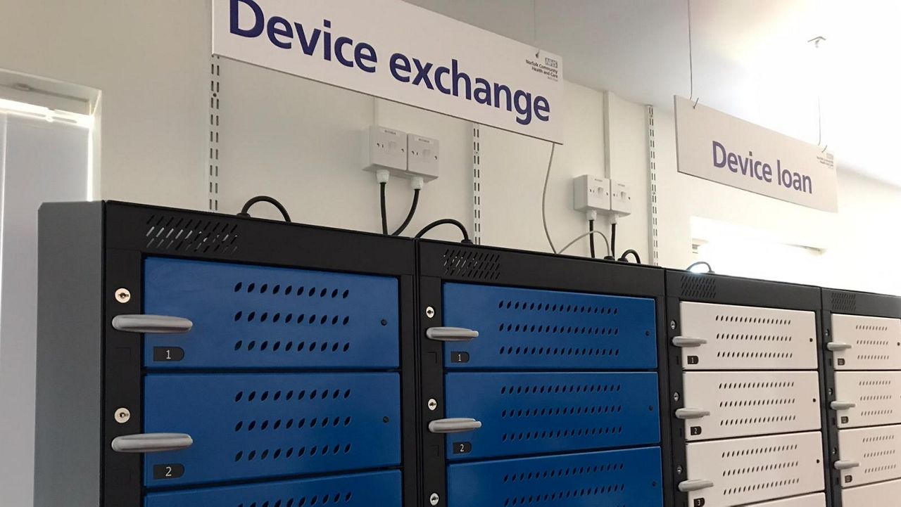 faulty device exchange locker display