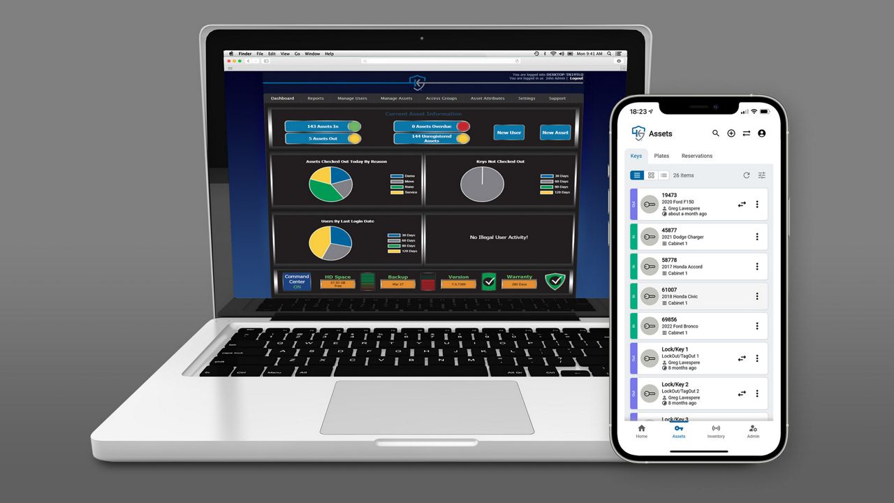 KEYper beheersoftware en KEYper GO mobiele app