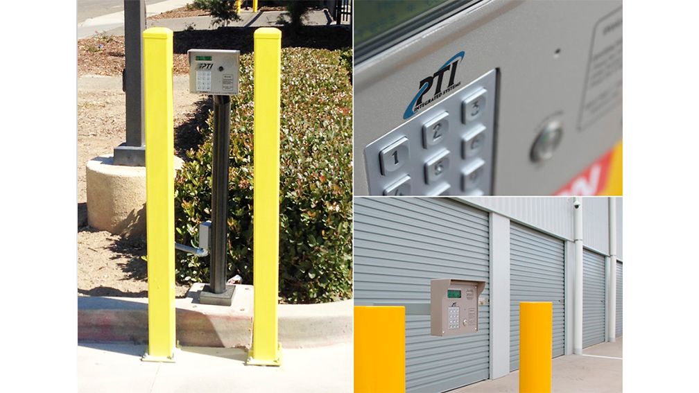 PTI keypad with gooseneck stand