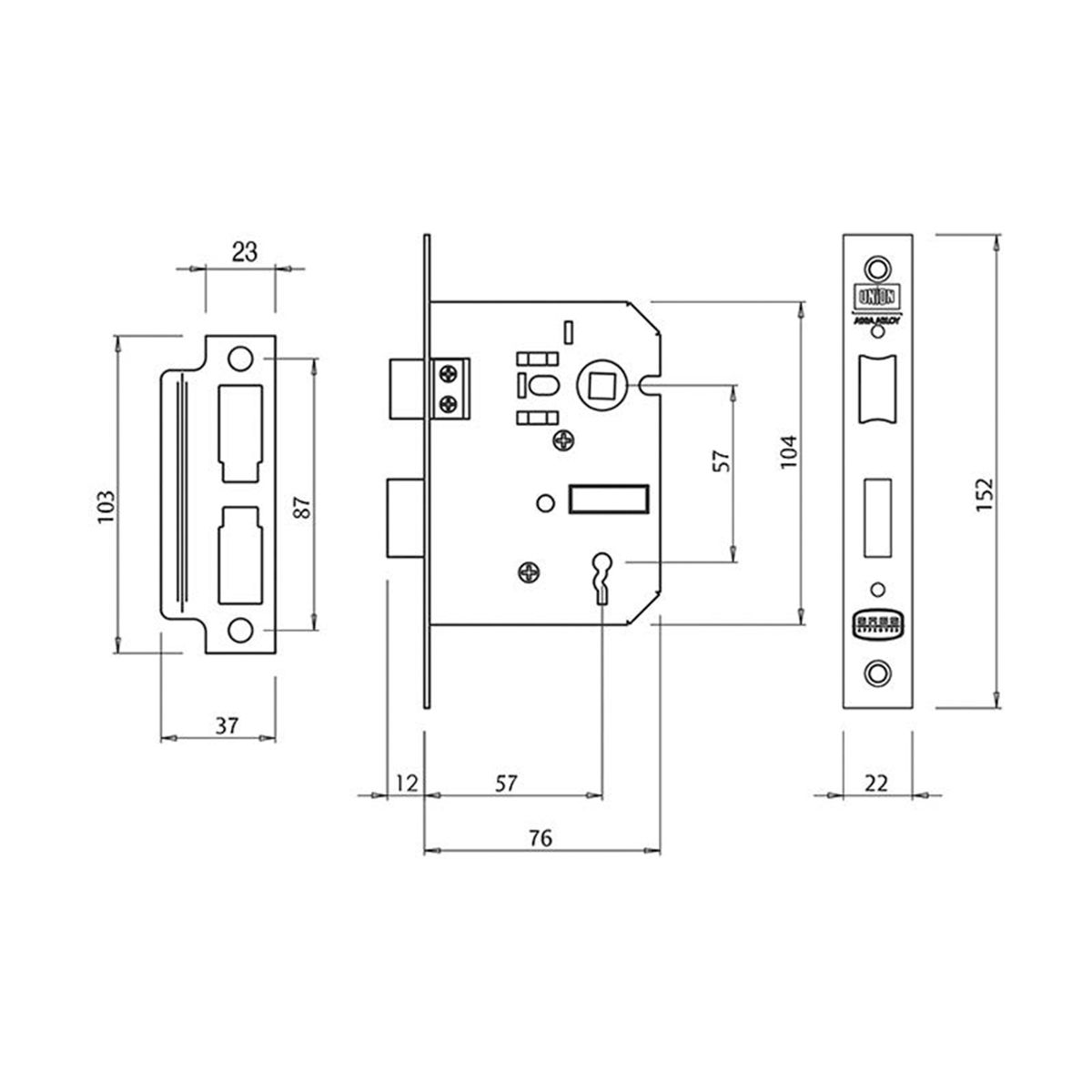 Image: Gower 4 Lever Lockset