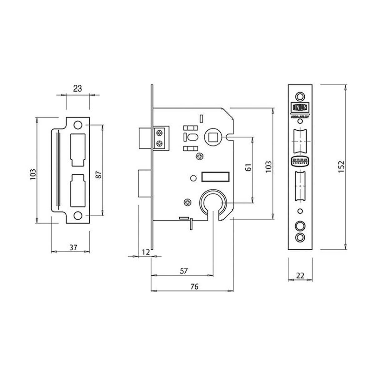 Gower Euro Profile Cylinder Lockset (with Cylinder)