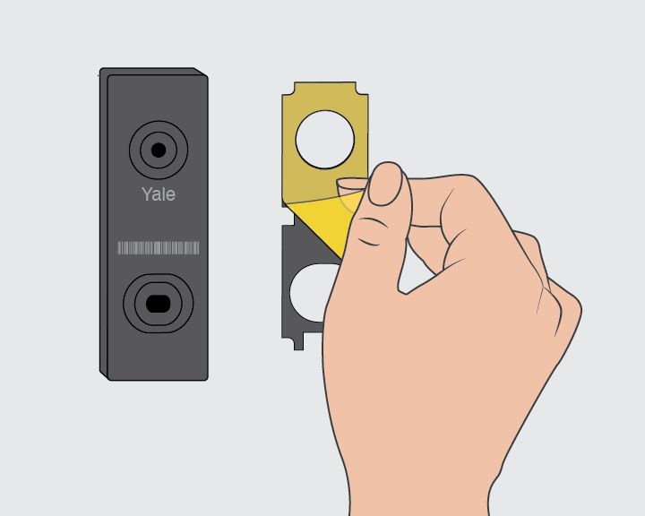 Yale Smart Keypad installation step 4.