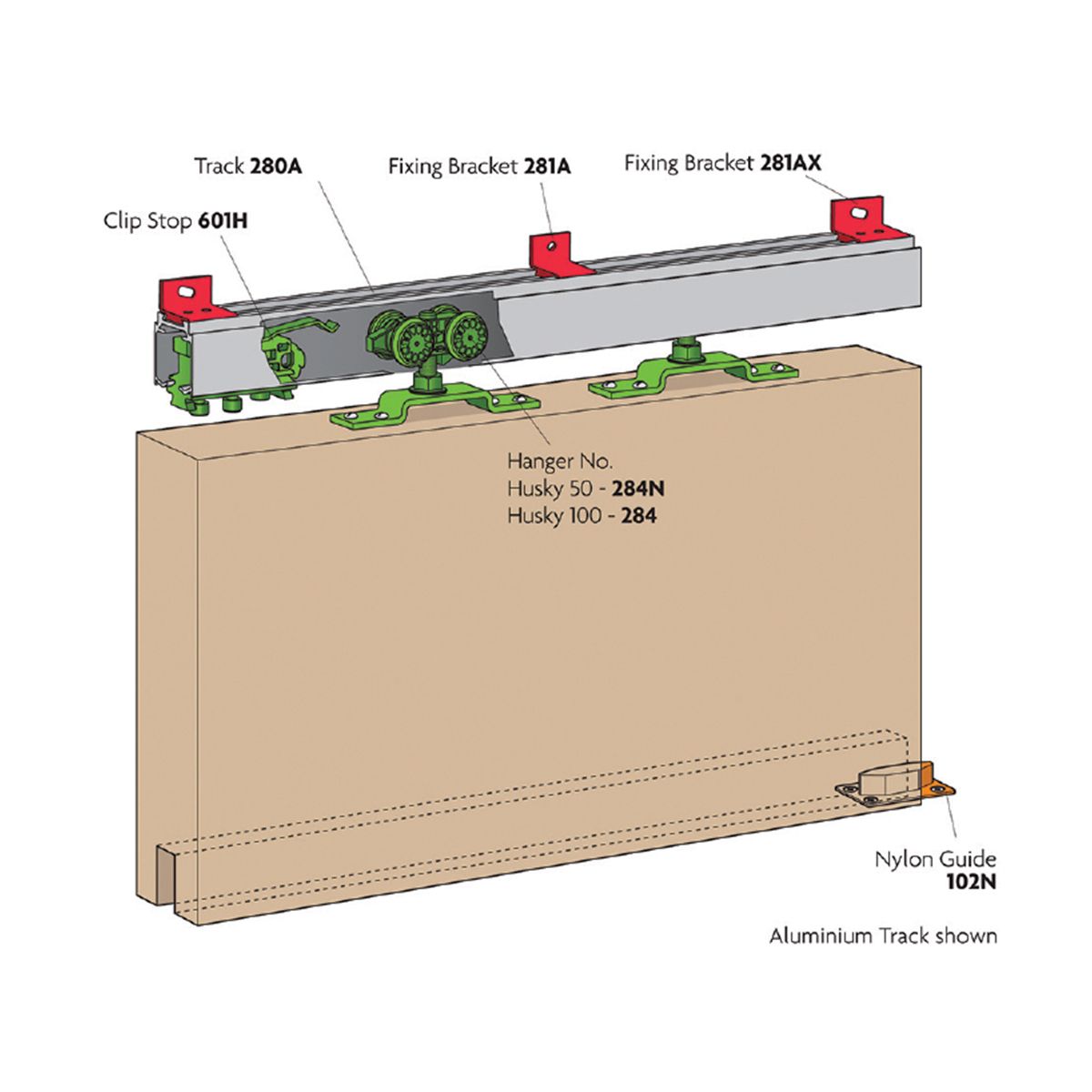 Husky 50 for Silent Wood Doors