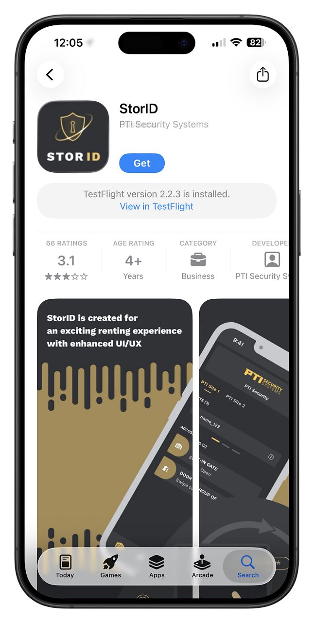 StorID on Apple App Store