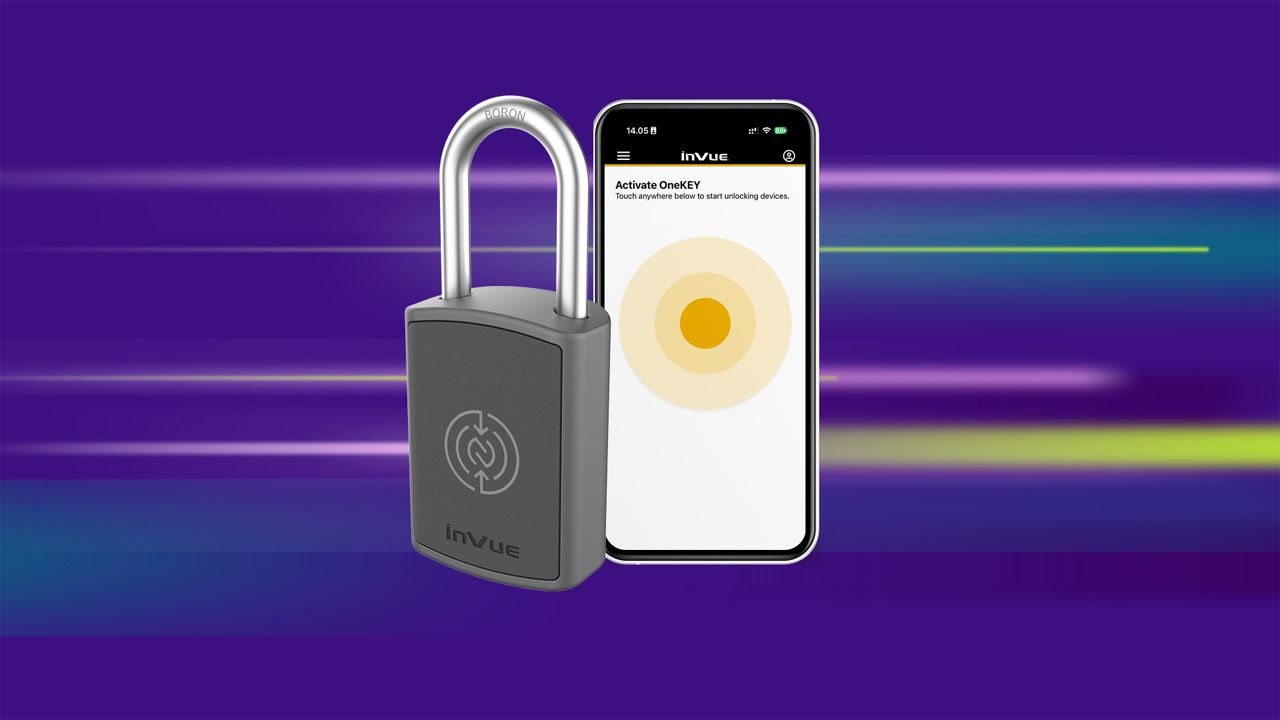Invue LIVE padlock.