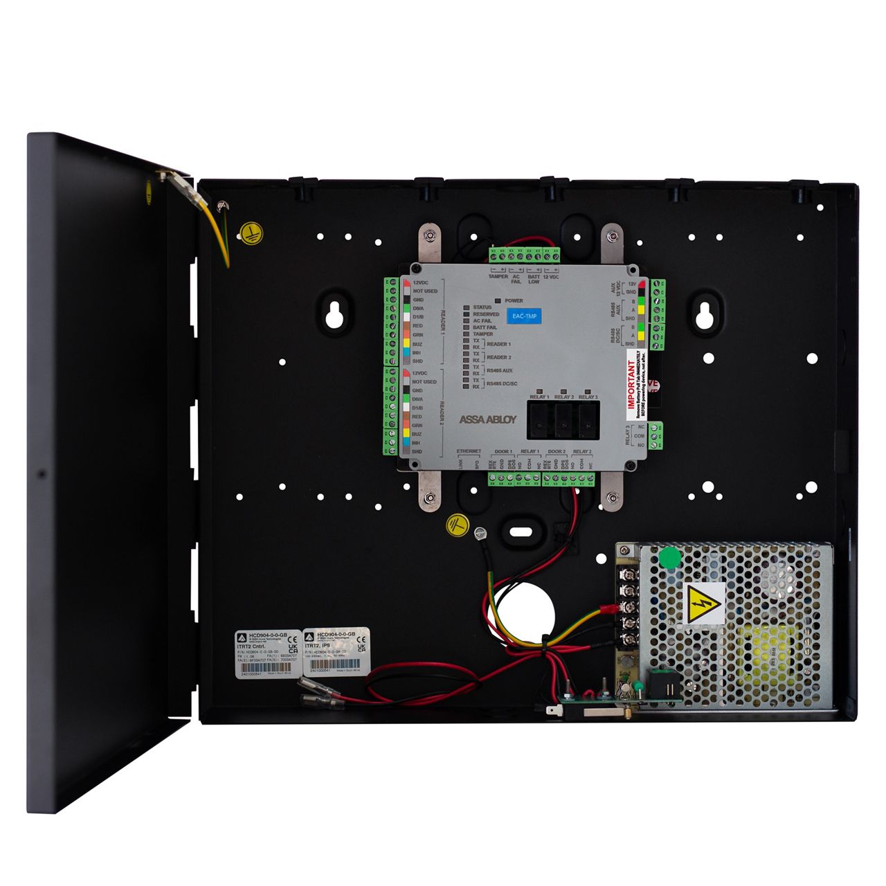 Image: Distributed controller in metal housing with integrated power supply unit (EAC-TMP)