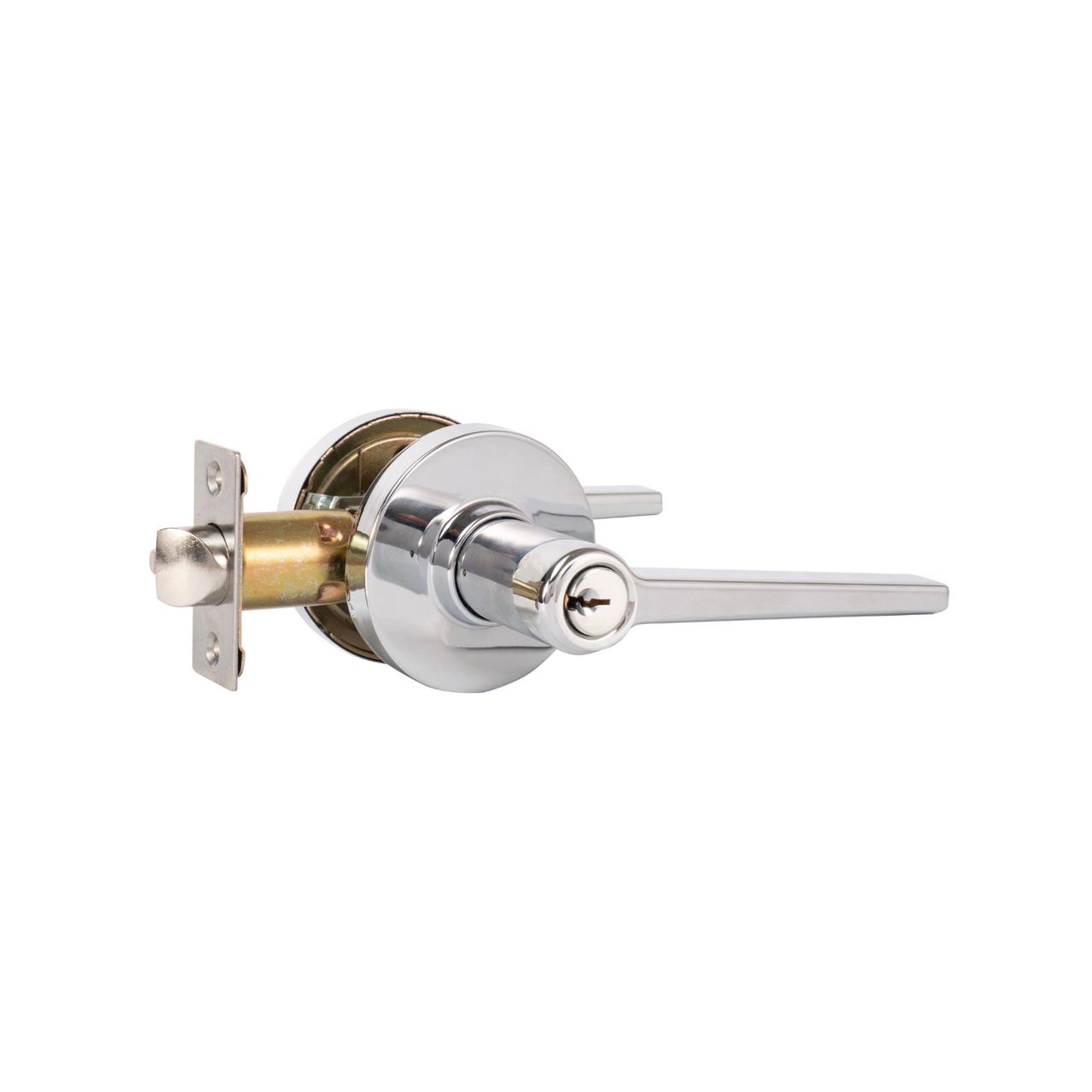 Image: Indie Entrance Lever in Chrome Plate