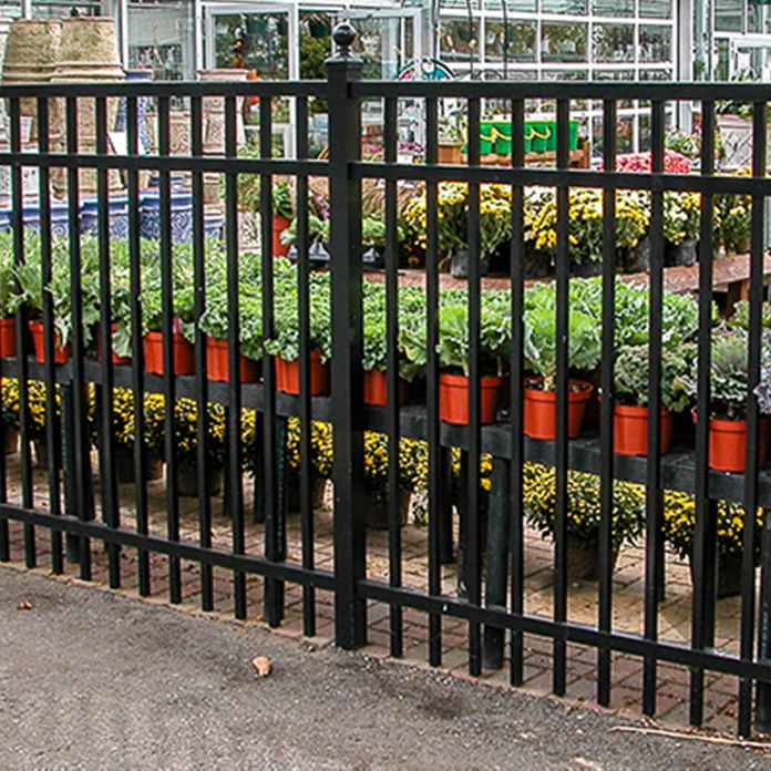 Jerith Industrial aluminum fence in style #202