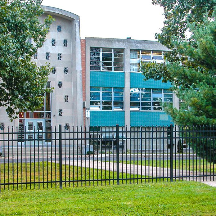 Jerith Industrial aluminum fence in style #101