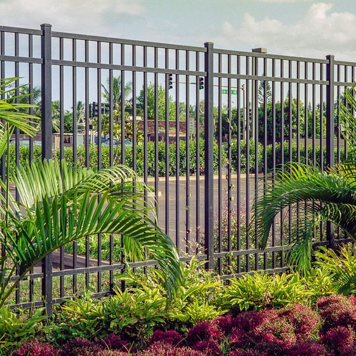 Jerith Industrial aluminum fence in style #202