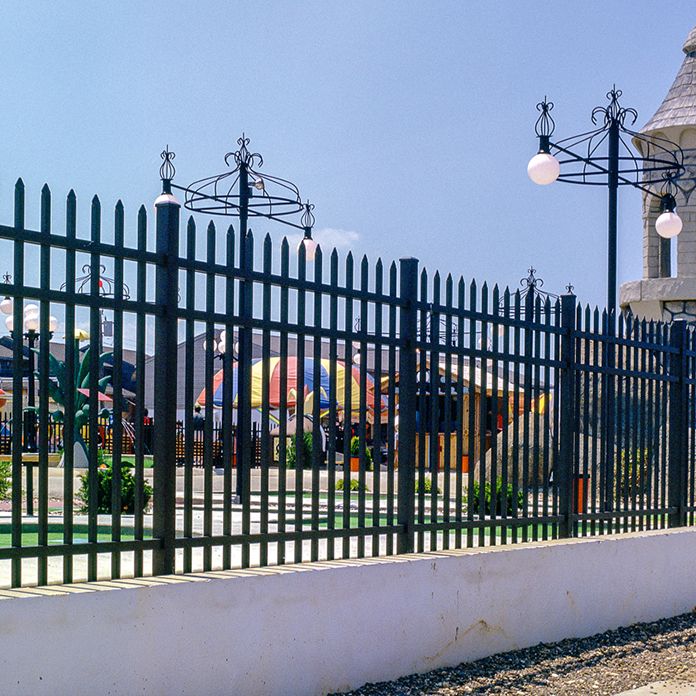 Jerith Industrial aluminum fence in style #101