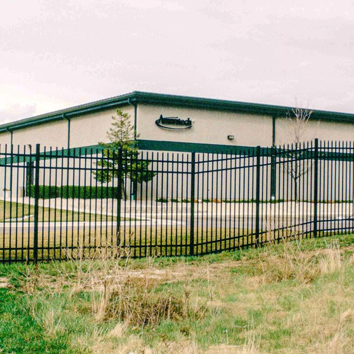 Jerith Industrial aluminum fence in style #101