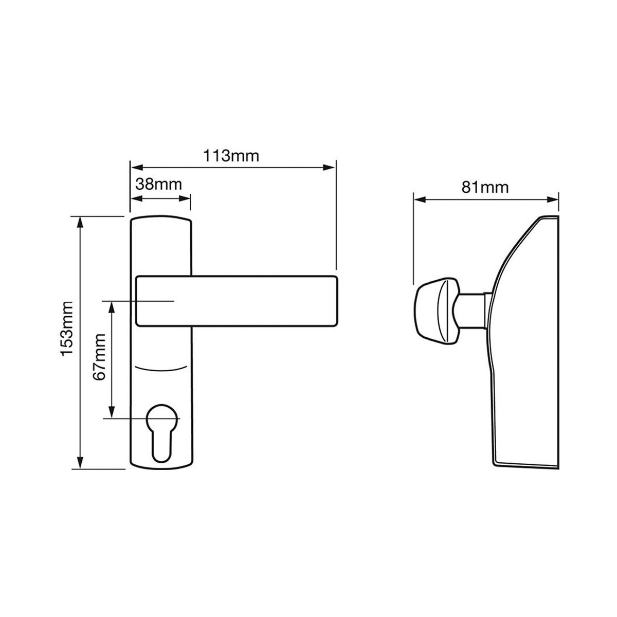 Image: J-Series Outside Access Handle