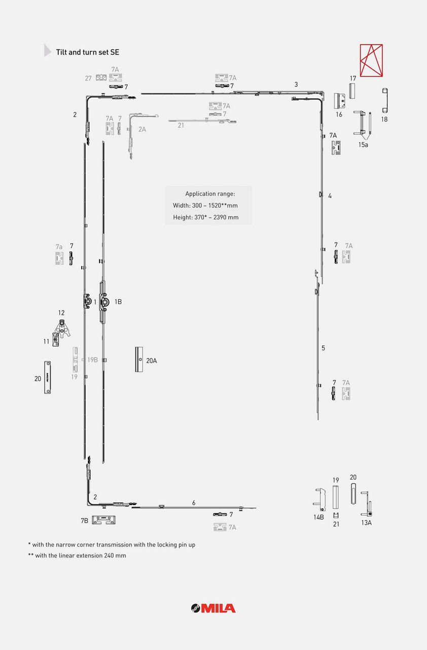 Image: Tilt and Turn Hardware