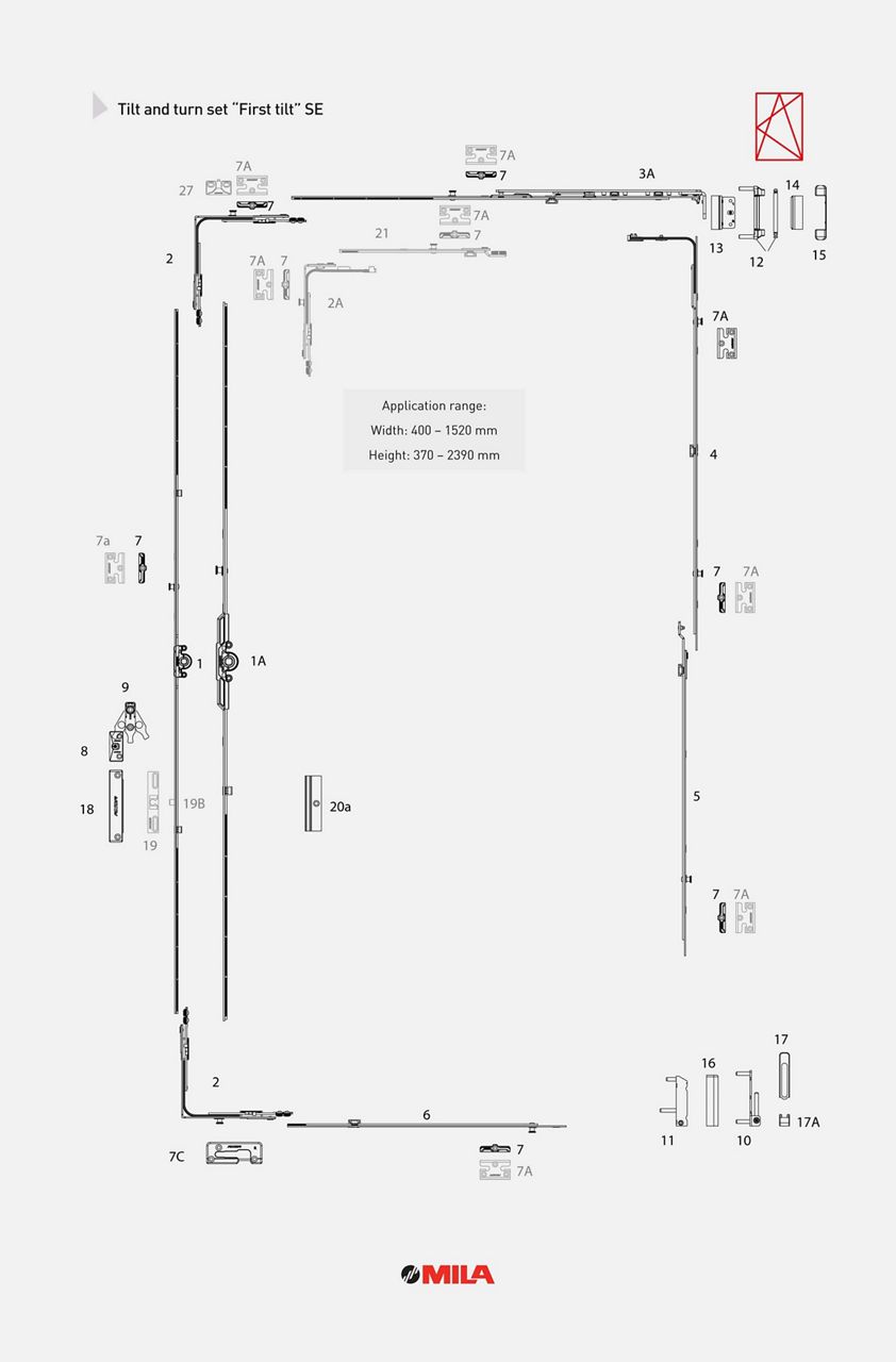 Image: Tilt and Turn Hardware