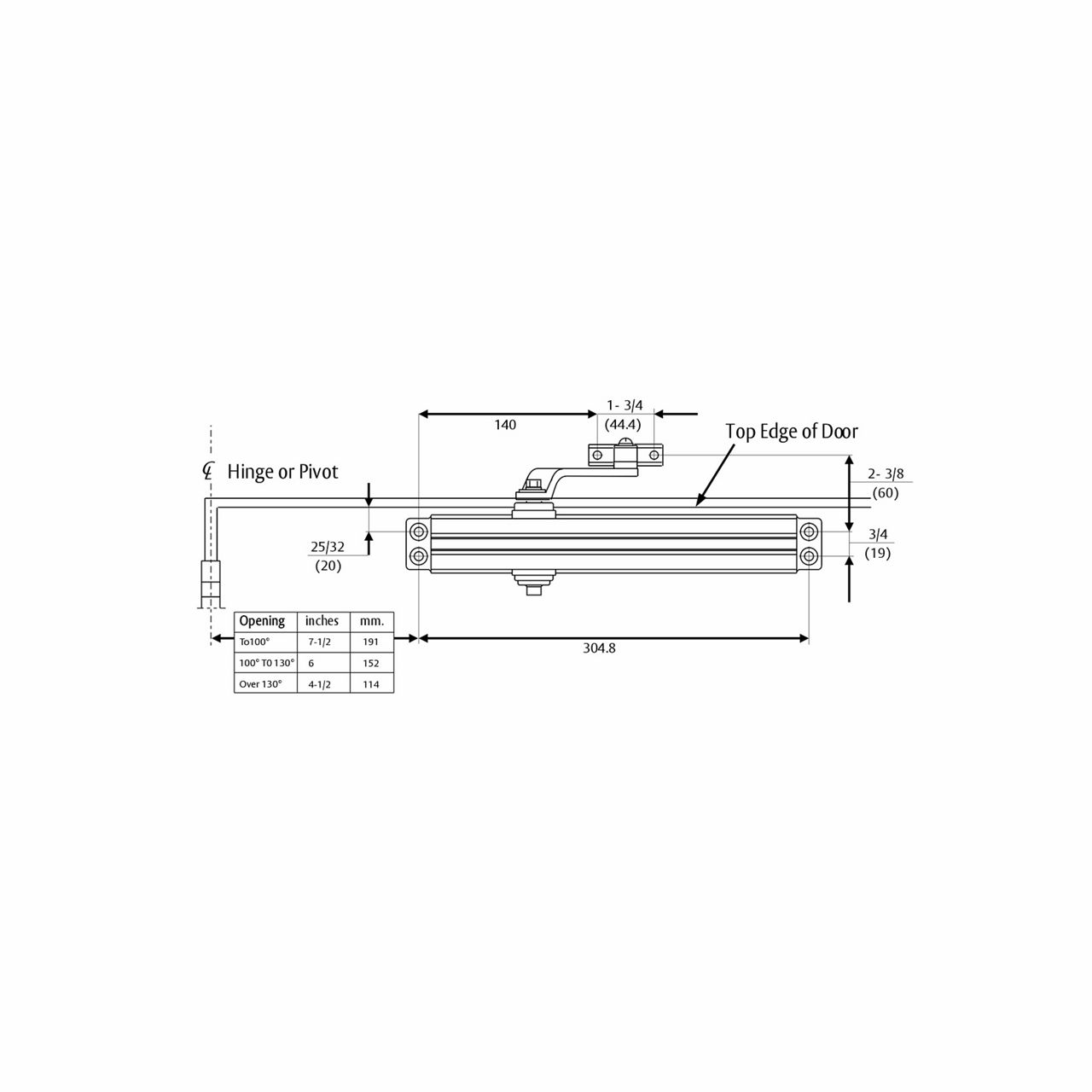 Image: K900 Series Door Closer – Durable & ADA Compliant