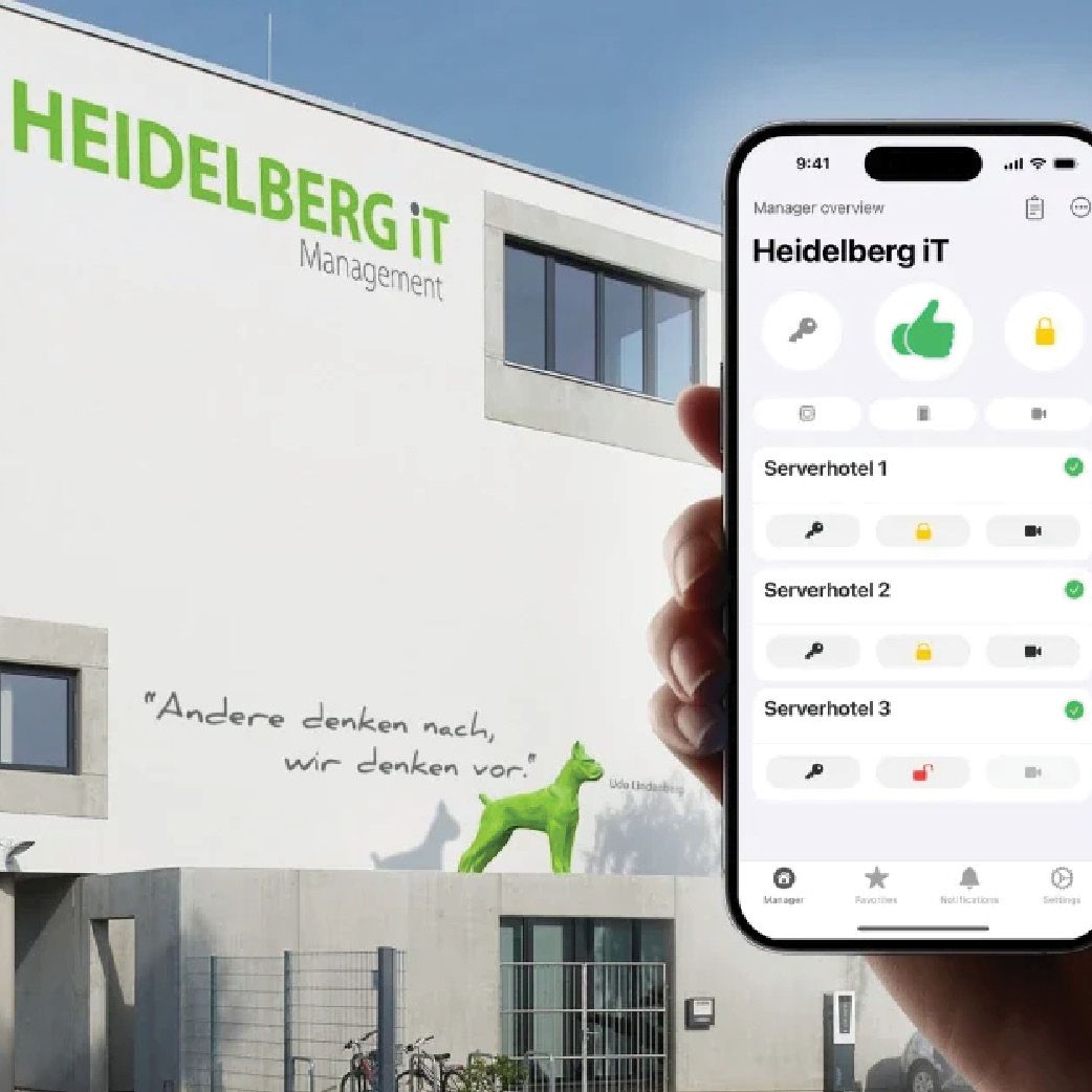 Heidelberg iT monitors colocation data centers with KentixONE