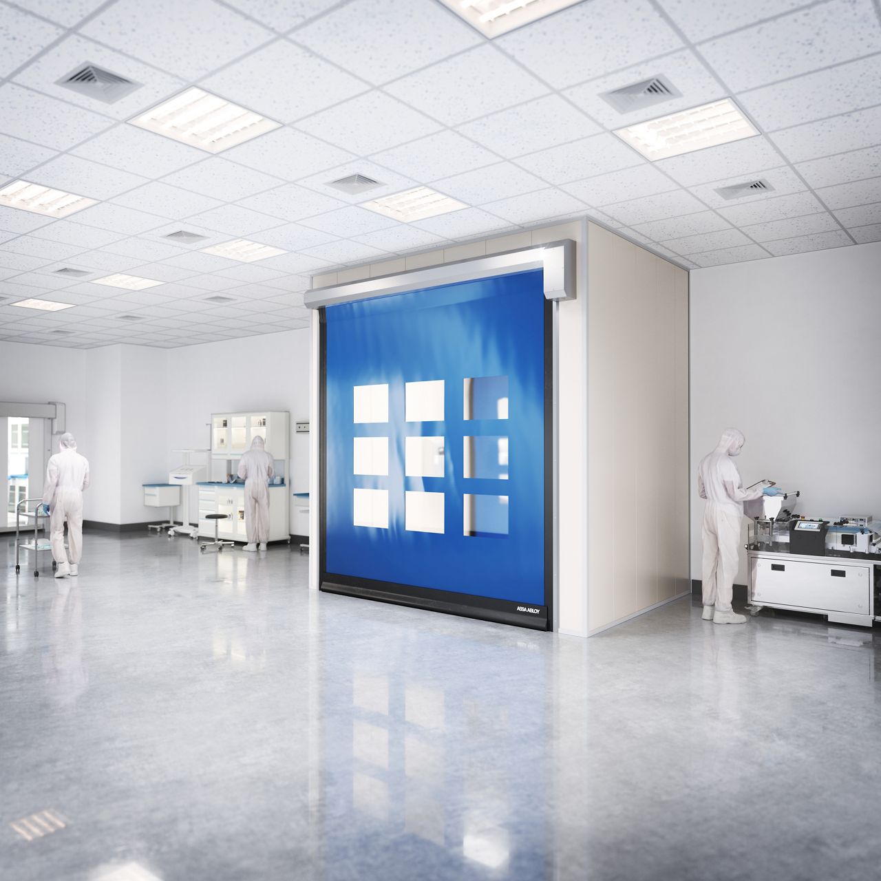 High-Speed Solutions for Controlled Environments (Cleanroom Doors)