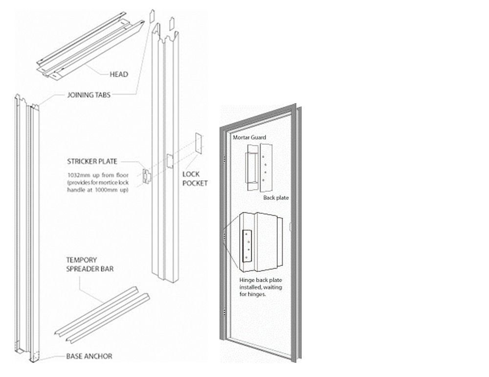 Knock Down Frame SPENCE DOORS