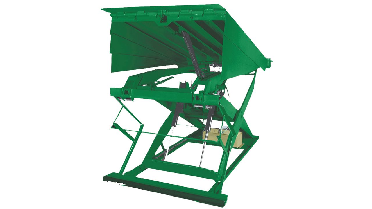 Front view of the KD Series Kombo Dock Lift