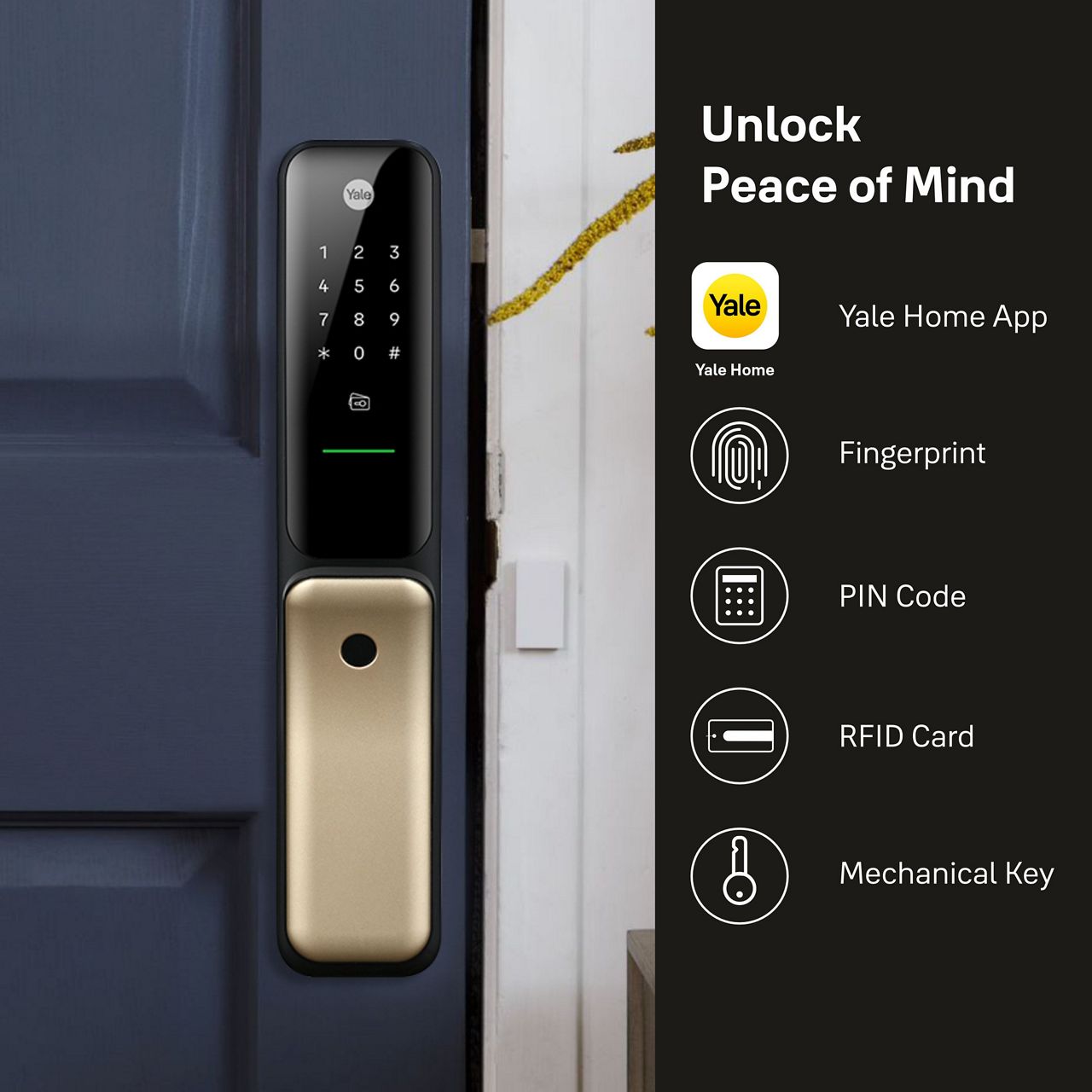 Image: Yale Kyra Pro Electronic Door Lock for Residential Doors