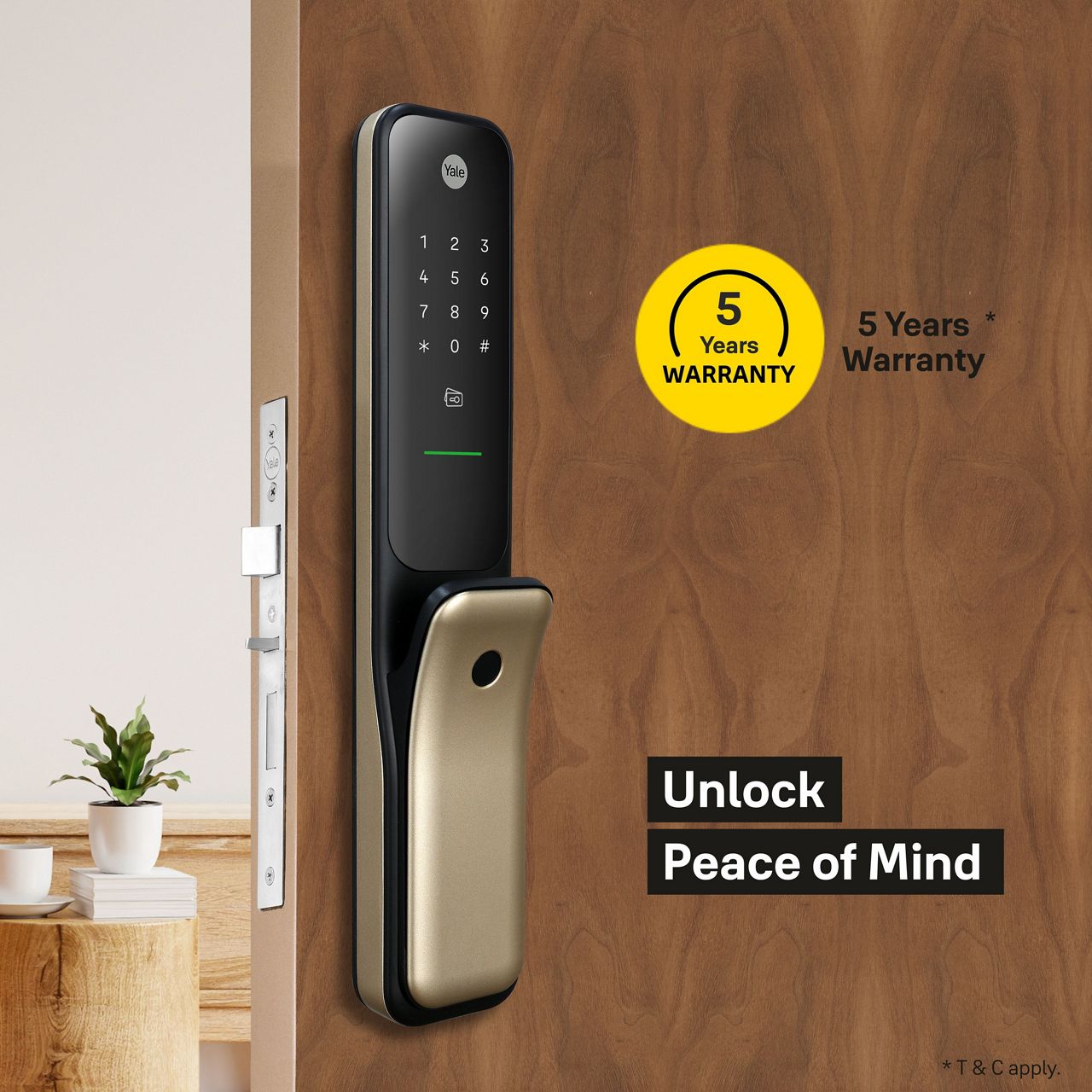 Image: Yale Kyra Pro Modern Smart Door Lock for Home Protection